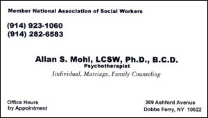 Mohl,Allan - Business Card